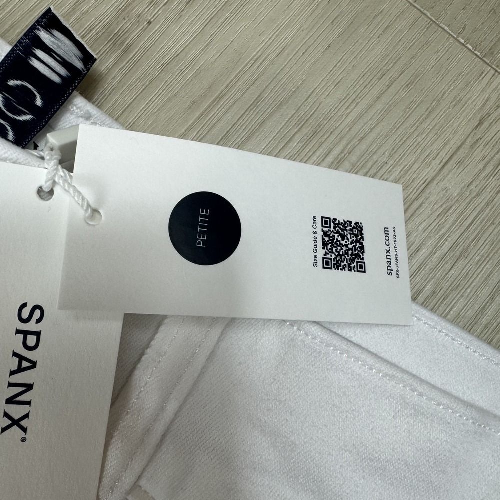 Spanx SPANXshape EveryWear Wide Leg Jeans Womens 2X Petite White - Picture 5 of 6